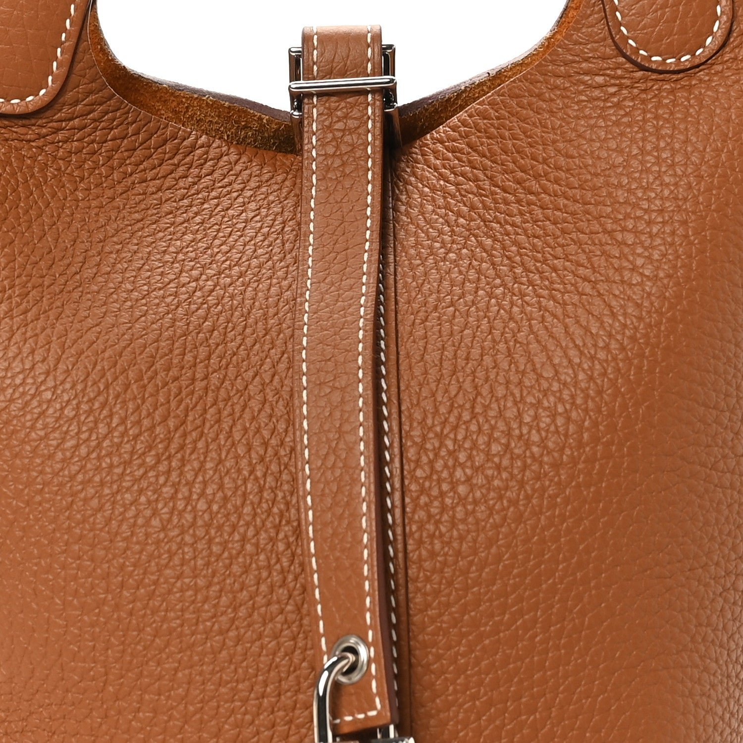 Taurillon Clemence Picotin Lock 18 PM Gold - Image 7