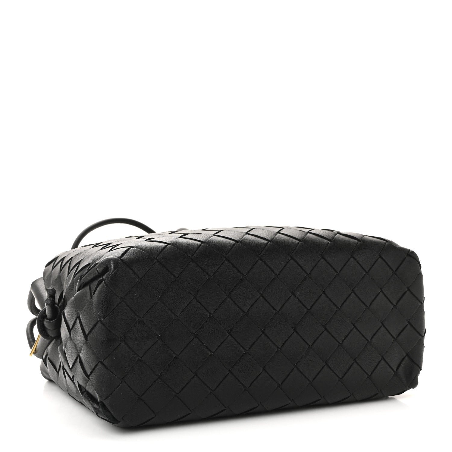 Nappa Intrecciato Small Loop Camera Bag Black - Image 4
