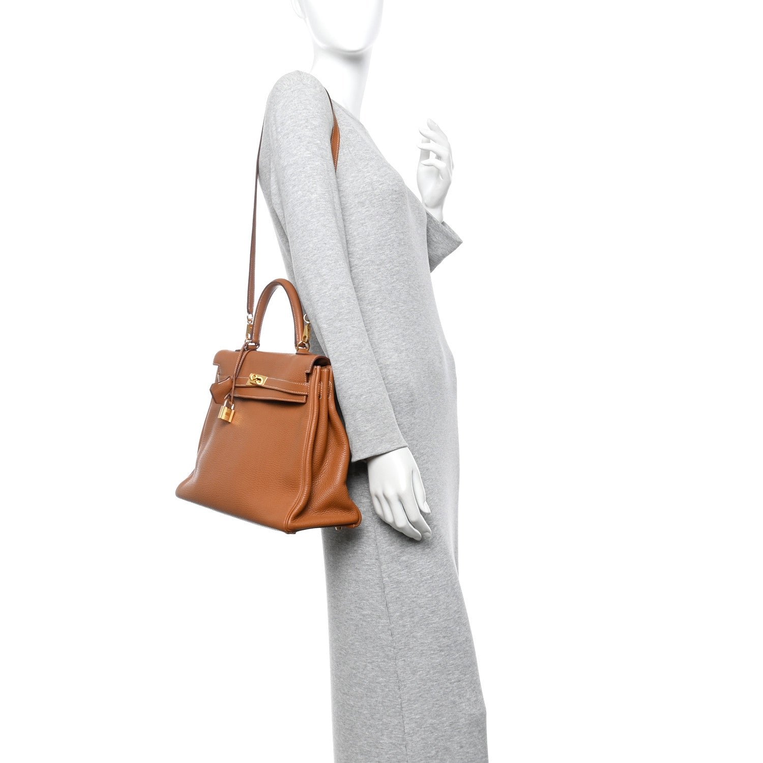 Togo Kelly Retourne 35 Gold - Image 2