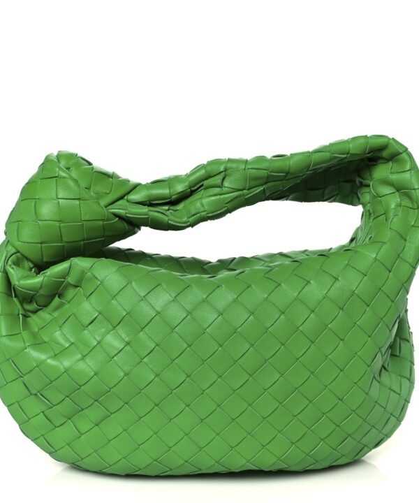 Nappa Intrecciato Teen Jodie Hobo Parakeet