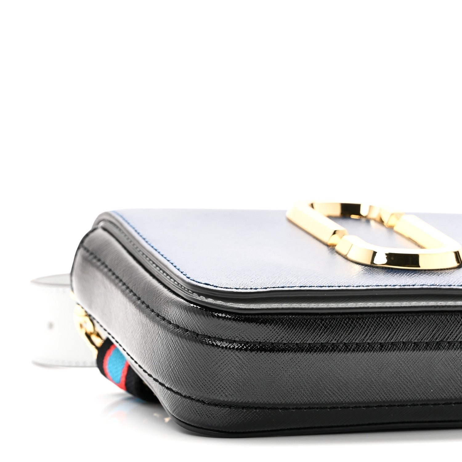 Saffiano Hip Shot Belt Bag Blue Sea Multicolor - Image 9