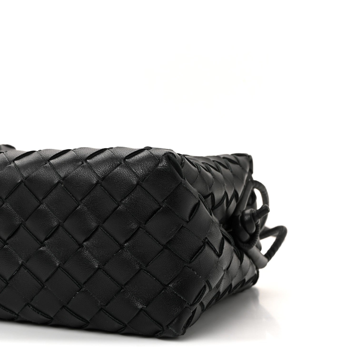 Nappa Intrecciato Small Loop Camera Bag Black - Image 9