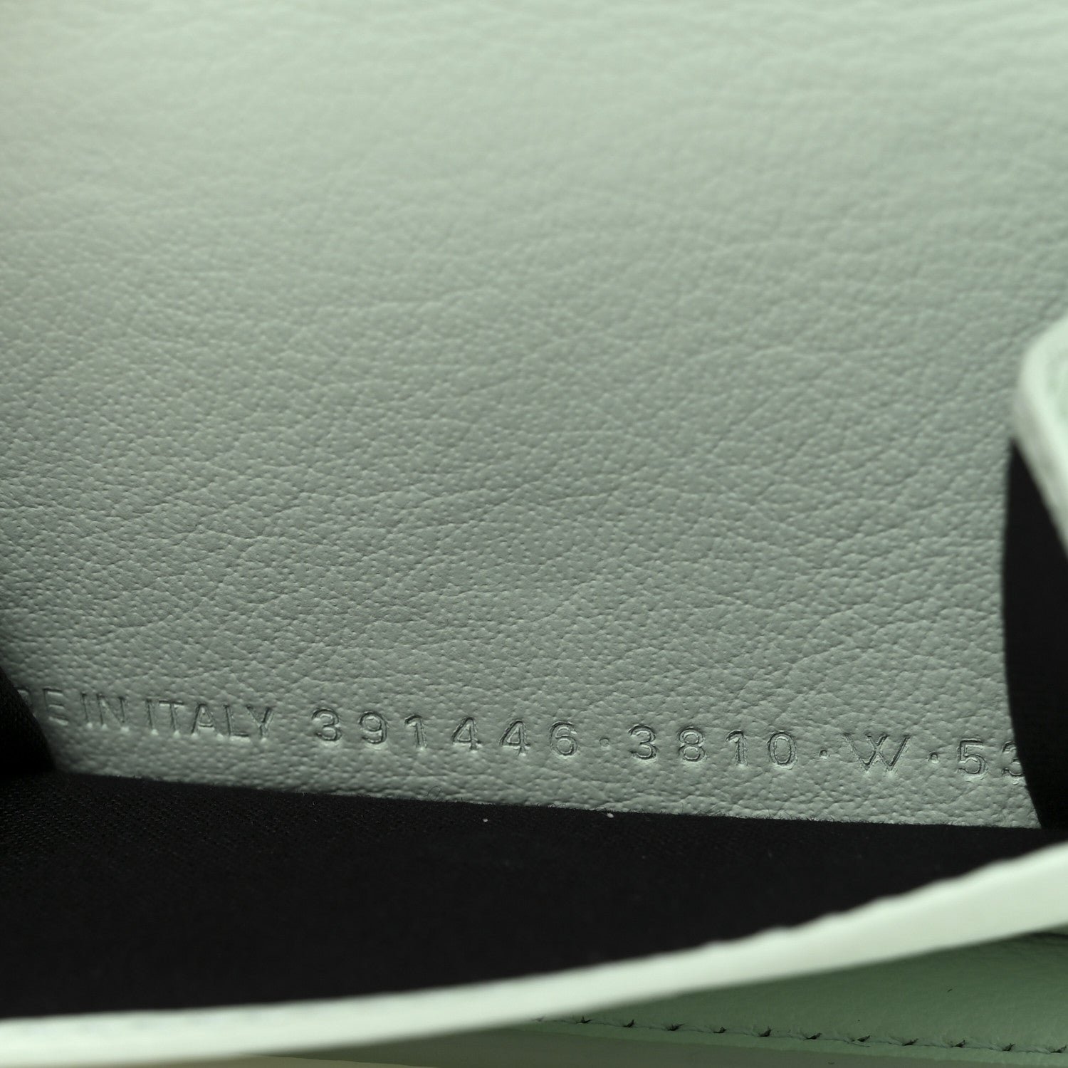 Smooth Calfskin Mini Papier Wallet Light Mint - Image 7