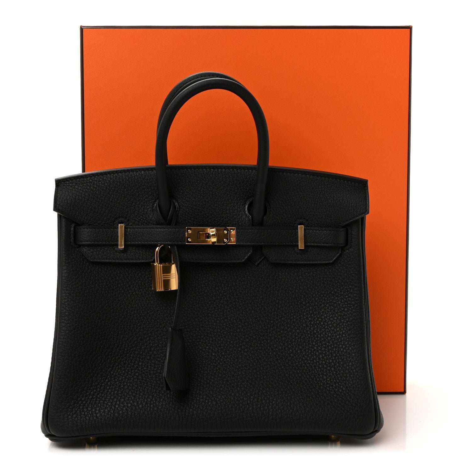 Togo Birkin 25 Black - Image 9