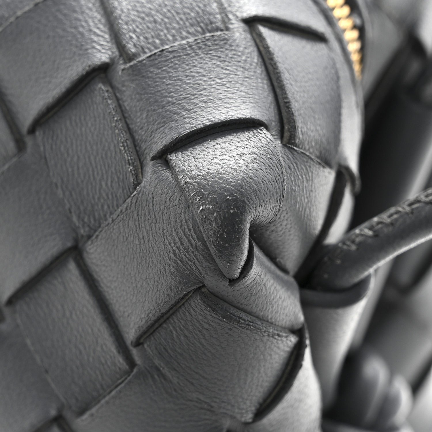 Nappa Intrecciato Small Loop Camera Bag Thunder - Image 10