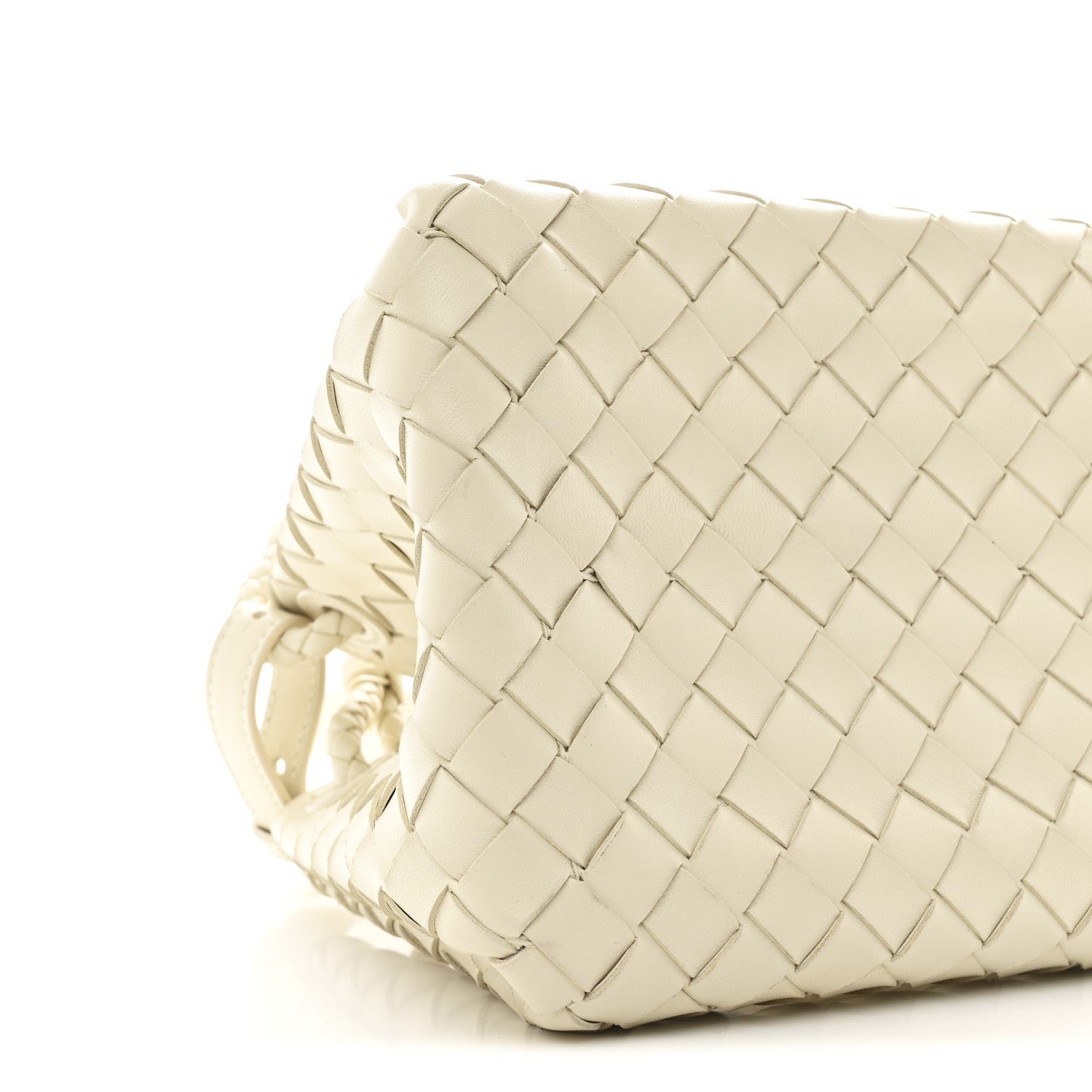 Nappa Intrecciato Small Parachute Shoulder Bag Sea Salt - Image 8