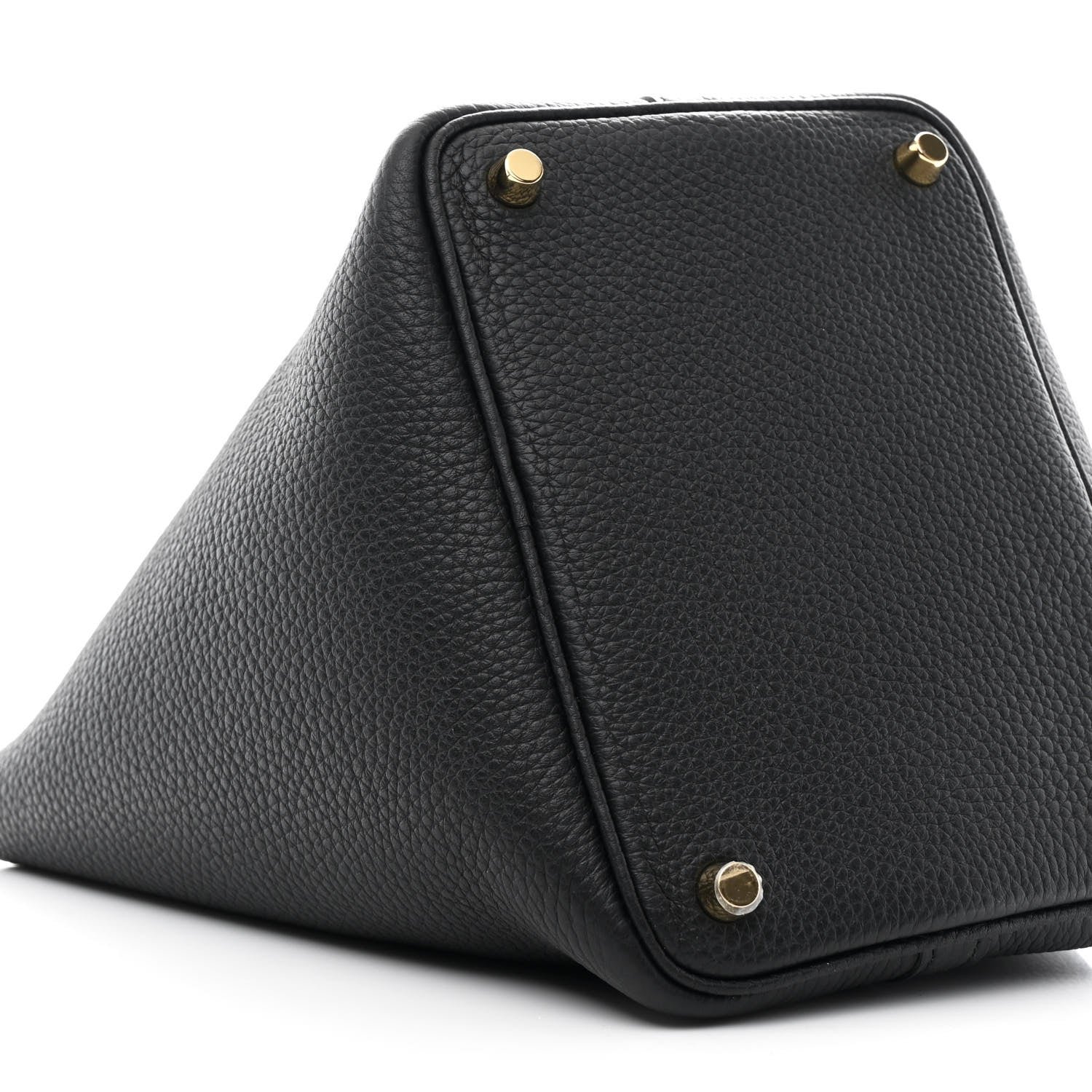 Taurillon Clemence Picotin Lock 18 PM Black - Image 9