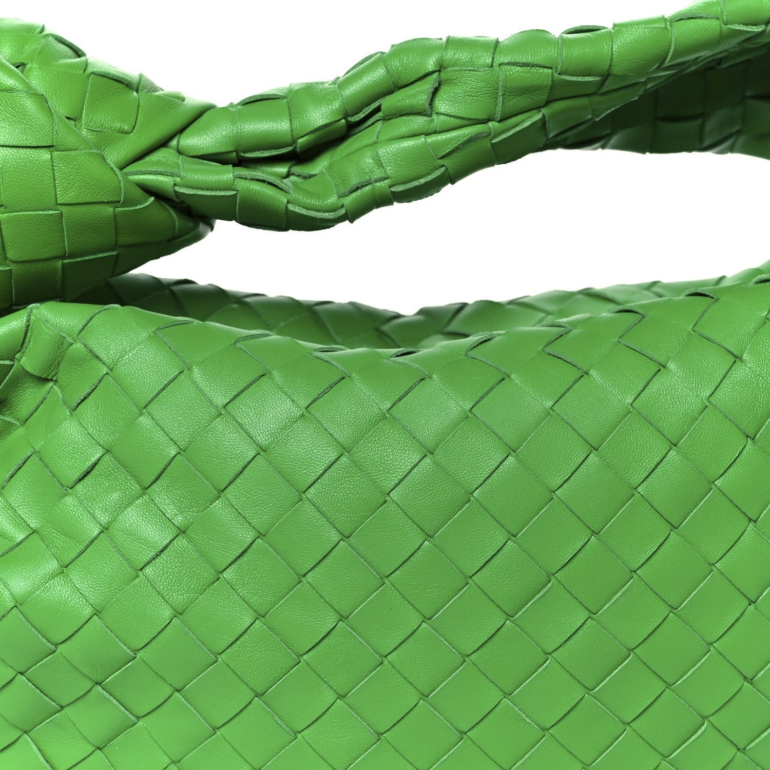 Nappa Intrecciato Teen Jodie Hobo Parakeet - Image 9