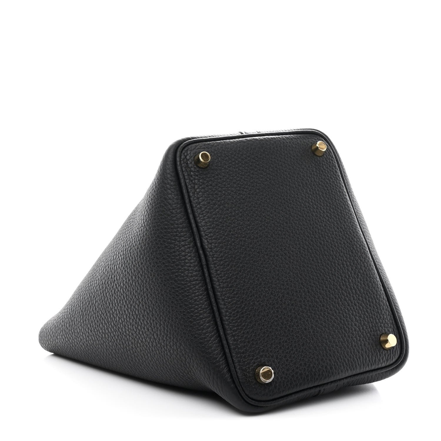 Taurillon Clemence Picotin Lock 18 PM Black - Image 4