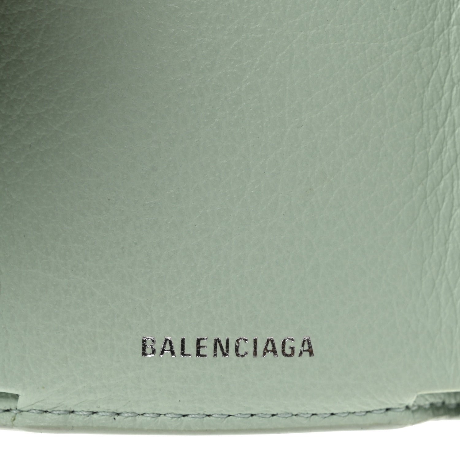 Smooth Calfskin Mini Papier Wallet Light Mint - Image 6