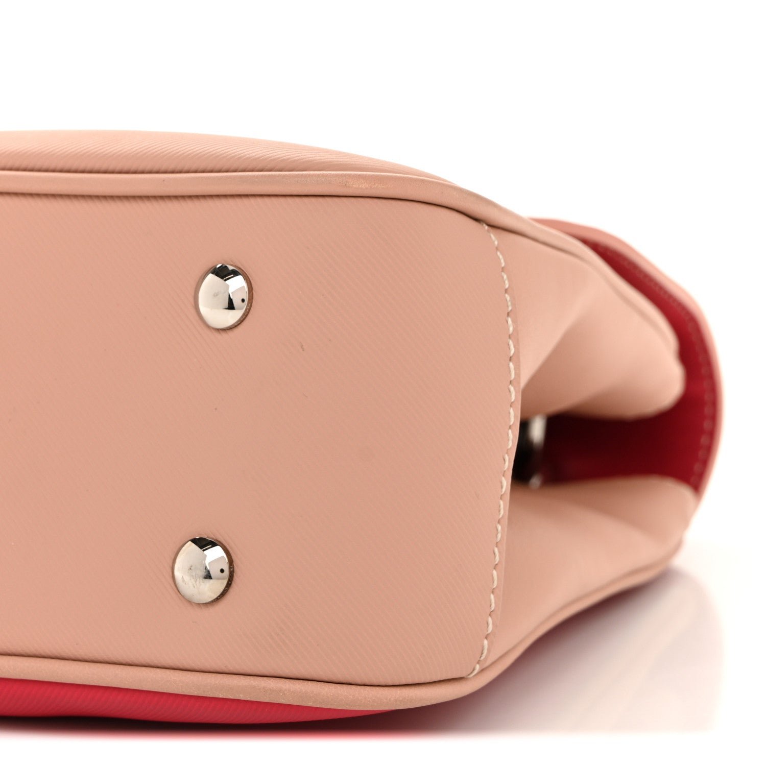 Trench Calfskin DK88 Medium Top Handle Bag Ash Rose Beige Russet - Image 11