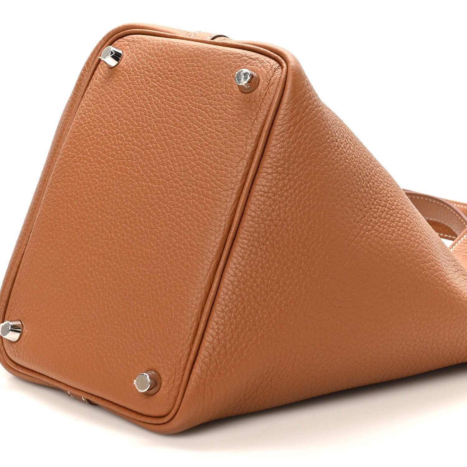 Taurillon Clemence Picotin Lock 18 PM Gold - Image 9