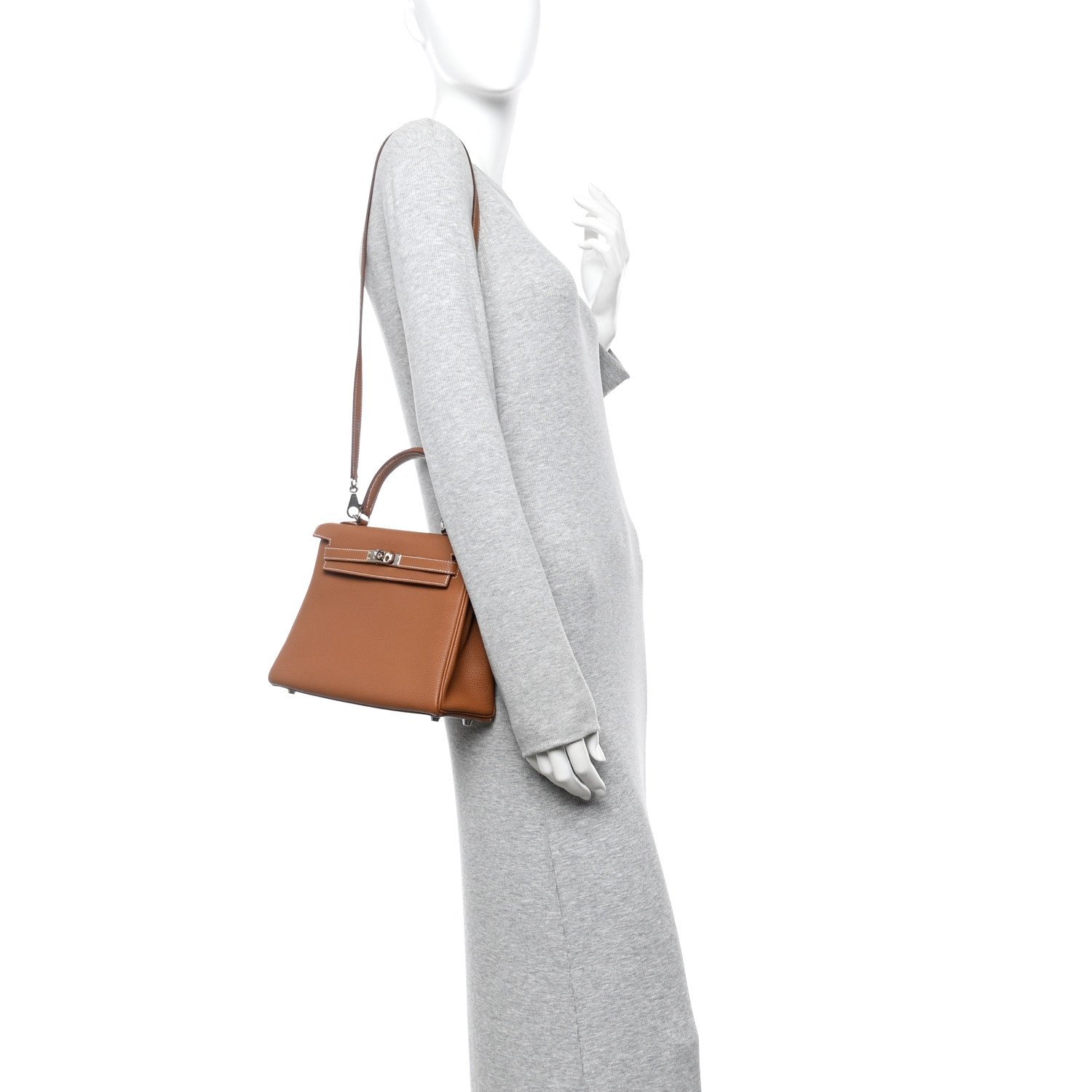 Togo Kelly Retourne 25 Gold - Image 2