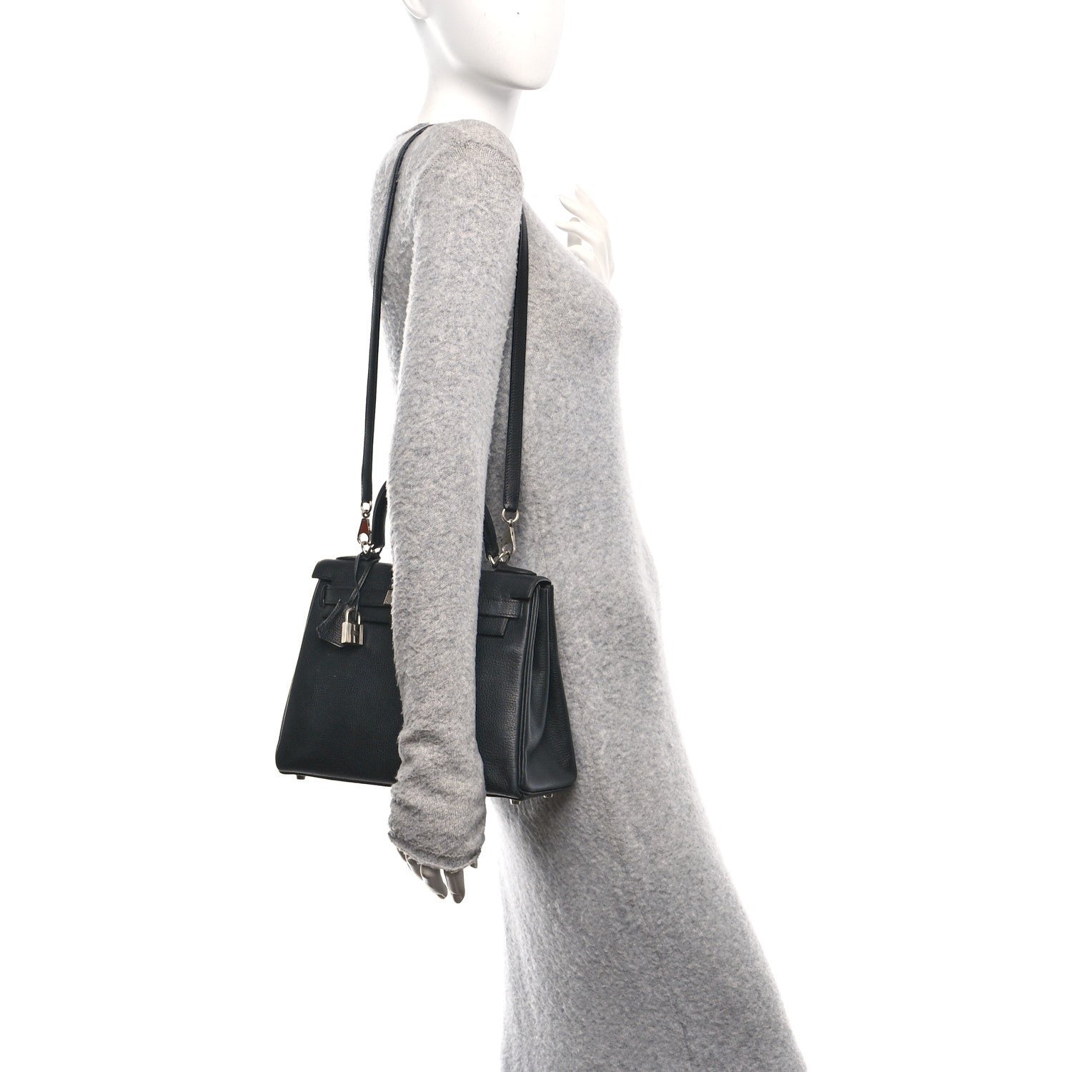 Togo Kelly Retourne 28 Black - Image 2