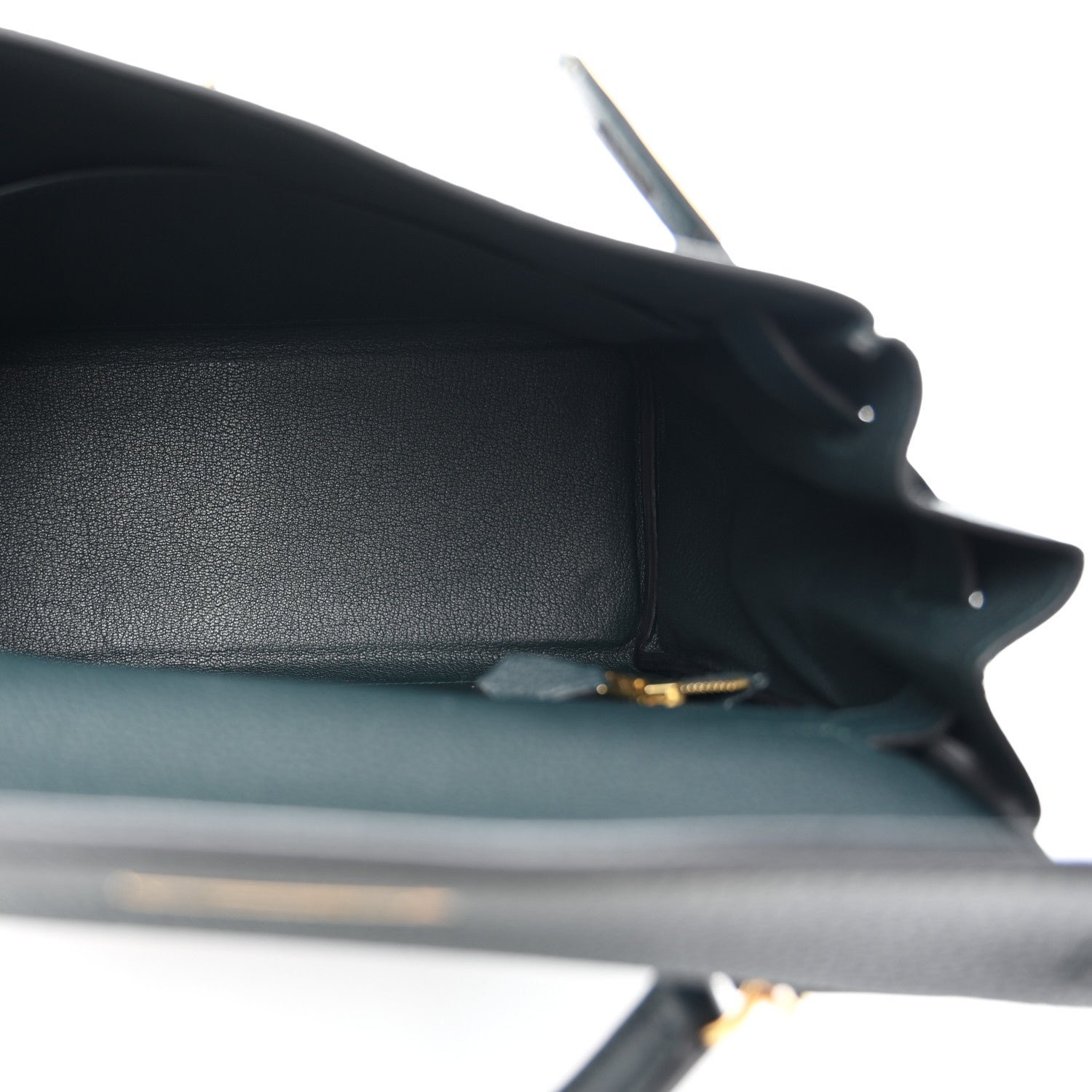 Togo Kelly Retourne 28 Vert Cypress - Image 5