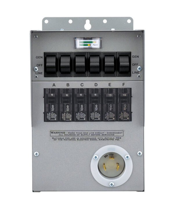 Reliance 306A1 Indoor ProTran 2 30A 125V Portable Generator Transfer Switch
