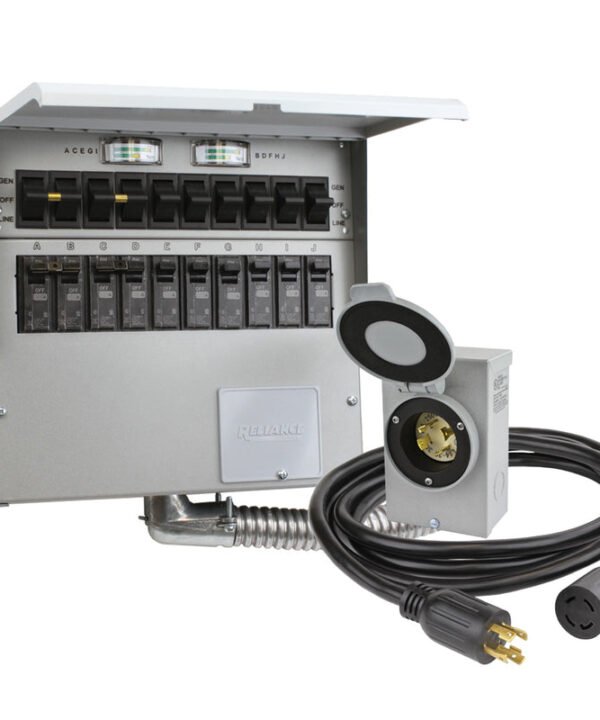 Reliance 310CDKN 30 Amp 10 Circuit Manual Transfer Switch Kit