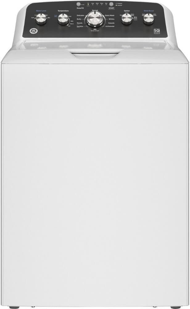 GE GTW485ASWWB 27 Inch Top Load Washer with 4.5 cu ft Capacity, Stainless Steel basket
