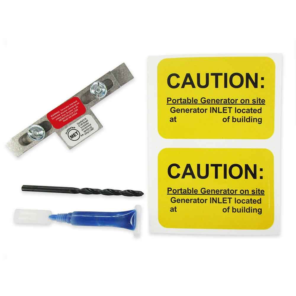 GenInterlock SD-200SA Generator Interlock Kit Breaker Panel 150/200 Amp Panels Square D Meter Main Homeline