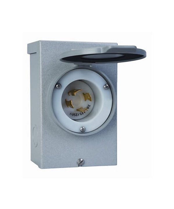 Reliance PB20 5,00-Watt 120/240-Volt 20-Amp Non-Metallic Power Inlet Box