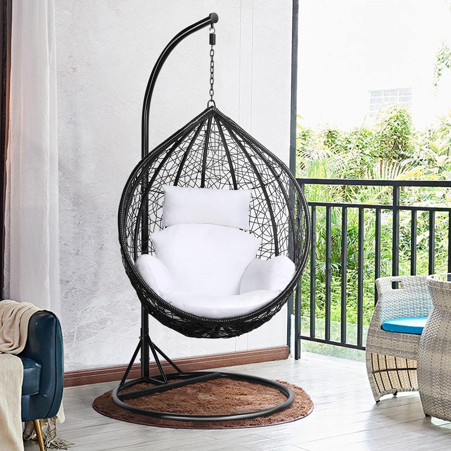 Windsor Single Rattan Swing Chair