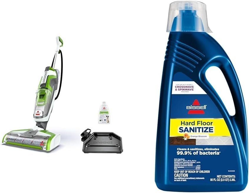 Bissell CrossWave Turbo All-in-One Wet Dry Vacuum Mop, 3888A