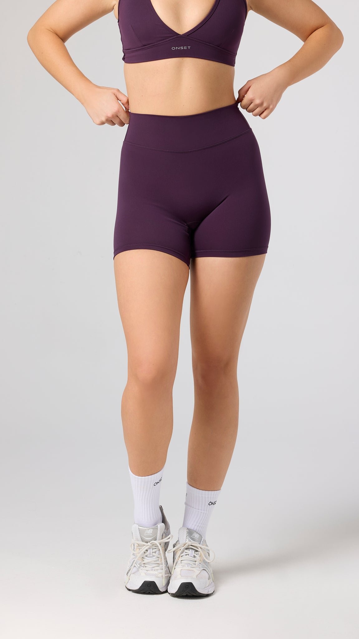 Plum High-Waist Performance Leggings