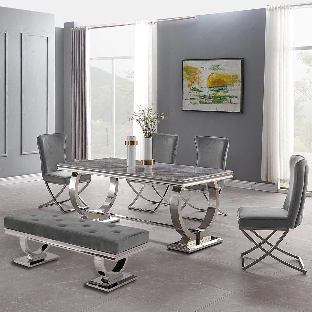 Richmond Marble Dining Table Set