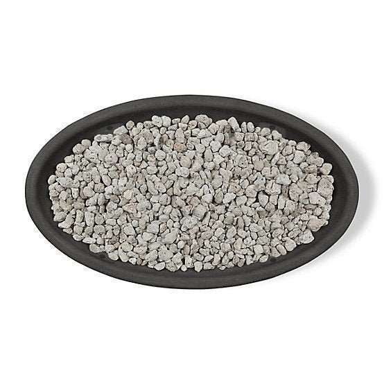 Real Flame 48.25 in. x 28.25 in. Riverside Oval Propane Gas Fire Bowl, Shale image 0