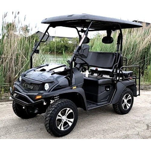 Linhai Big Hammer 200 GVX 200cc Gas Powered Side-by-Side Utility Cart with Custom Rims & Tires image 0