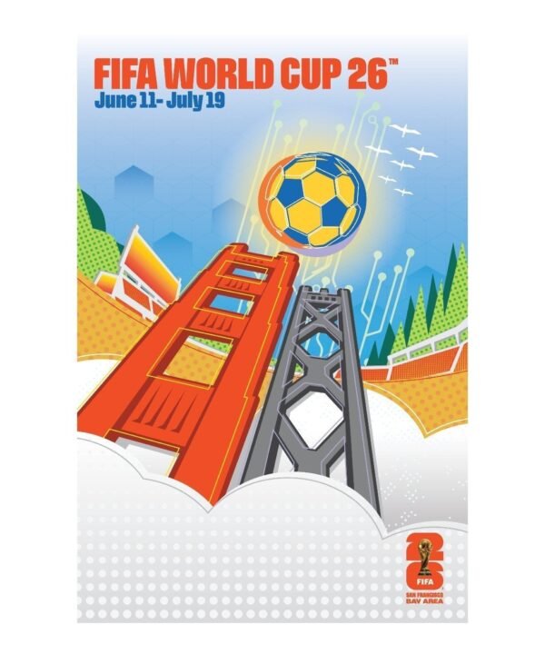 FIFA World Cup 2026™ San Francisco Bay Area Host City Poster